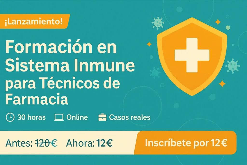 Formación en Sistema Inmune para Técnicos de Farmacia